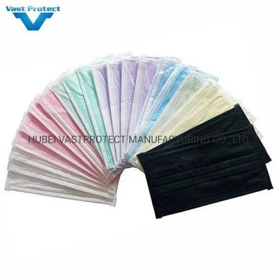 White List 3 Ply Earloop Nonwoven PP Medical Protective Disposable Surgical Face Mask