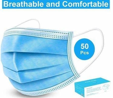 Disposable Multicolored Non-Woven Face Masks with Elastic Nose Clip and Earloop Style