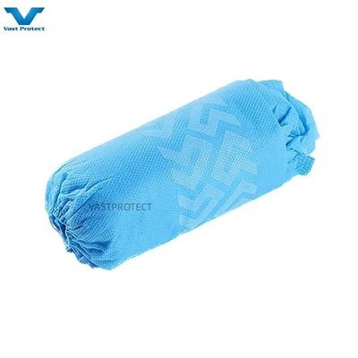 Customizable Labs Disposable PP 10-30g Elastic Blue Anti-Slip Printed Shoe Cover for Labs