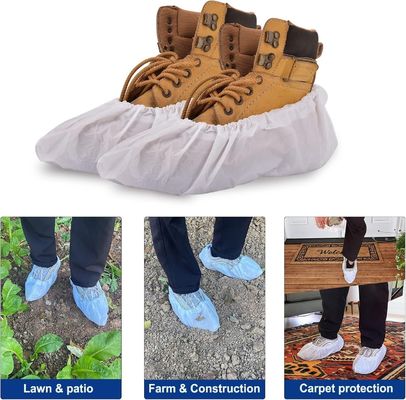 17*40cm Size Dustproof Non-Slip Disposable Booties Protector Cover for Protection