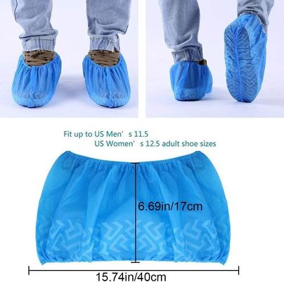 Non-Woven PP Fabric Shoe Covers for Machine or Hand Made and Non-Slip Disposable
