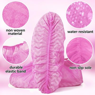 Non-Woven PP Fabric Shoe Covers for Machine or Hand Made and Non-Slip Disposable
