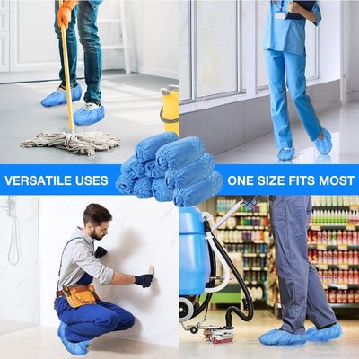 Non Slip Durable Disposable Boot Shoe Covers for Indoors Home Floors and Shoes 15*39cm