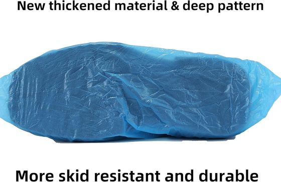Light-Weight 15*36cm PE CPE Shoe Cover for Dental Procedures Handmade or Machine-Made