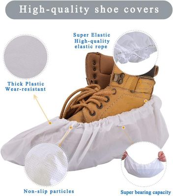 Waterproof Non-Slip CPE Disposable Boot Shoe Cover for Cleanroom Protection in Clinic