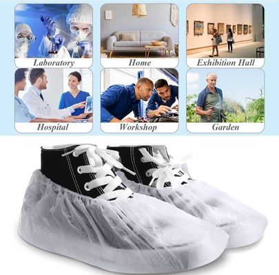 Waterproof Non-Slip CPE Disposable Boot Shoe Cover for Cleanroom Protection in Clinic