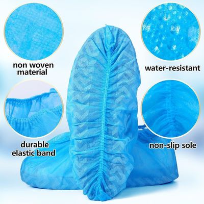 Medical Cleaning Shoe Cover Made of Non-Woven PP/CPE/PVC for Disposable and Consumable