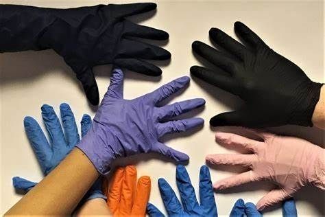 Disposable Medical Exam Blue Nitrile Gloves ISO Certified Case of 10 Boxes 100 Gloves