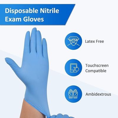 Multipurpose Nitrile Gloves with Material and Powdered Design Offer