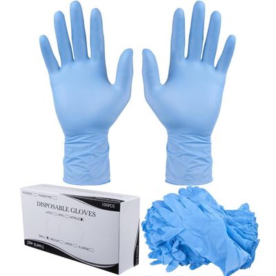 Multipurpose Nitrile Gloves with Material and Powdered Design Offer