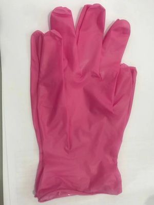 240mm Length Powder Free Non-Sterile Nitrile-Vinyl Blended Disposable Exam Gloves