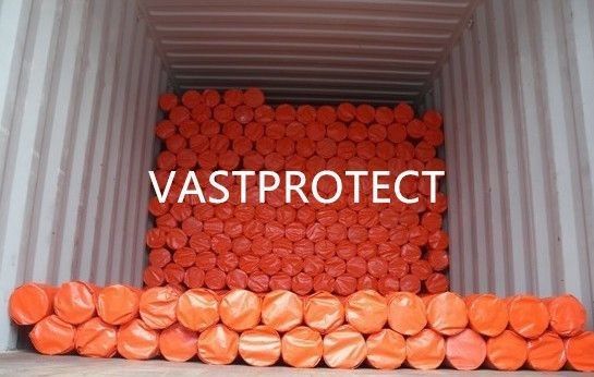 12FT x 100FT Double Orange PE Poly Tarps Roll Customization and Gram Weight 20-260GSM