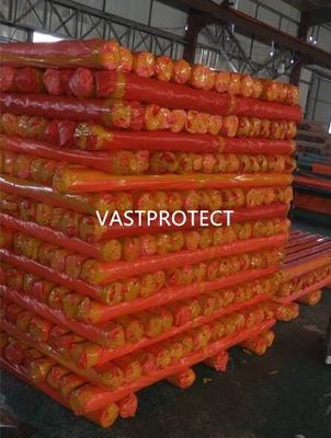 Double Sided Orange PE Poly Tarps Roll with Paper Core and Customization Made Easy