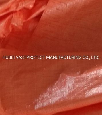 Double Sided Orange PE Poly Tarps Roll with Paper Core and Customization Made Easy