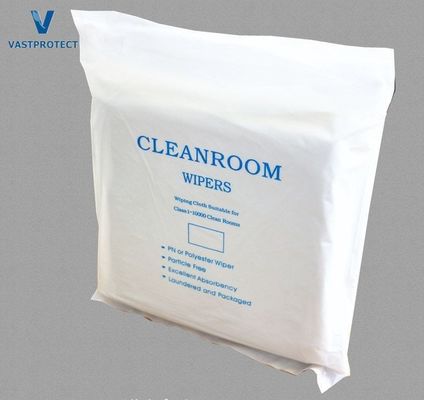 100% Polyester Microfiber Cleanroom Wipers for Industrial Anti-Static and Lint Free
